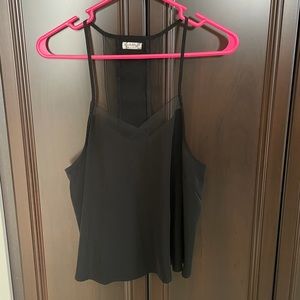 Free people tank with lace detail size small